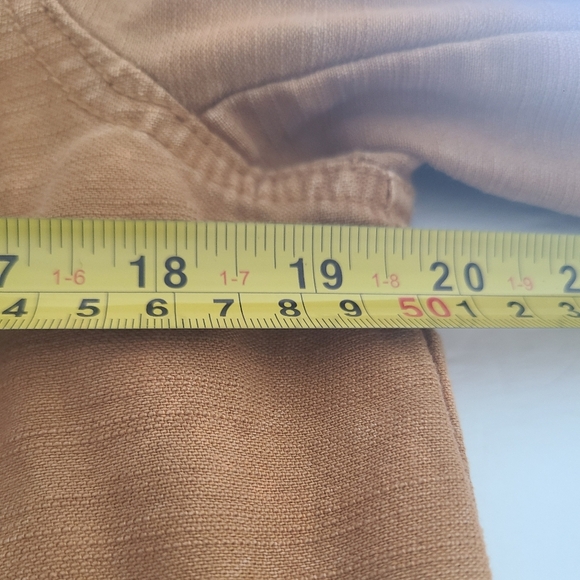 Free People Brown Utility Jacket with Button Details Sz.S/P - Picture 6 of 10